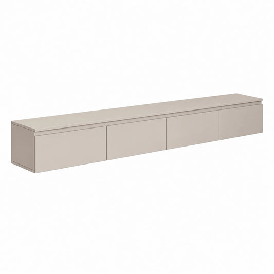 Lowboard – 300 cm, moderner Stil, mit Stauraum, hängend, für Wohnzimmer