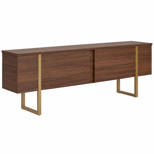TV-Möbel – 180 × 50 × 30 cm, moderner Stil, Walnuss und Gold