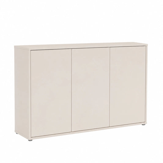 Kommode – 154,2 cm, aus Holzwerkstoff, Beige, für Wohnzimmer, Schlafzimmer und Flur